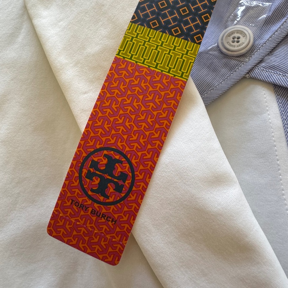 Tory Burch White Blazer Size Small - Picture 2 of 6